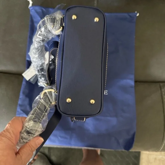 Dooney & Bourke Small Navy Blue Zipper Backpack MSRP $278.00 NWT - Picture 9 of 10